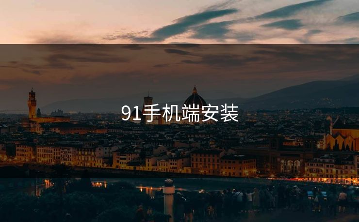 91手机端安装